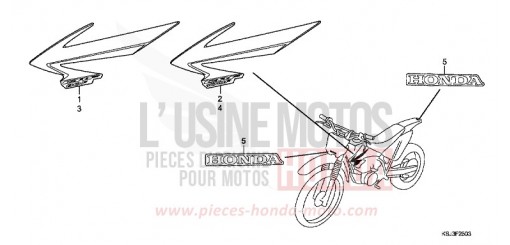 MARQUE (CRF80F7/CRF100F7) CRF100F7 de 2007